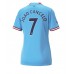 Cheap Manchester City Joao Cancelo #7 Home Football Shirt Women 2022-23 Short Sleeve